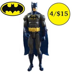 🔵 4/$15 • DC Comics 12” Batman Action Figure